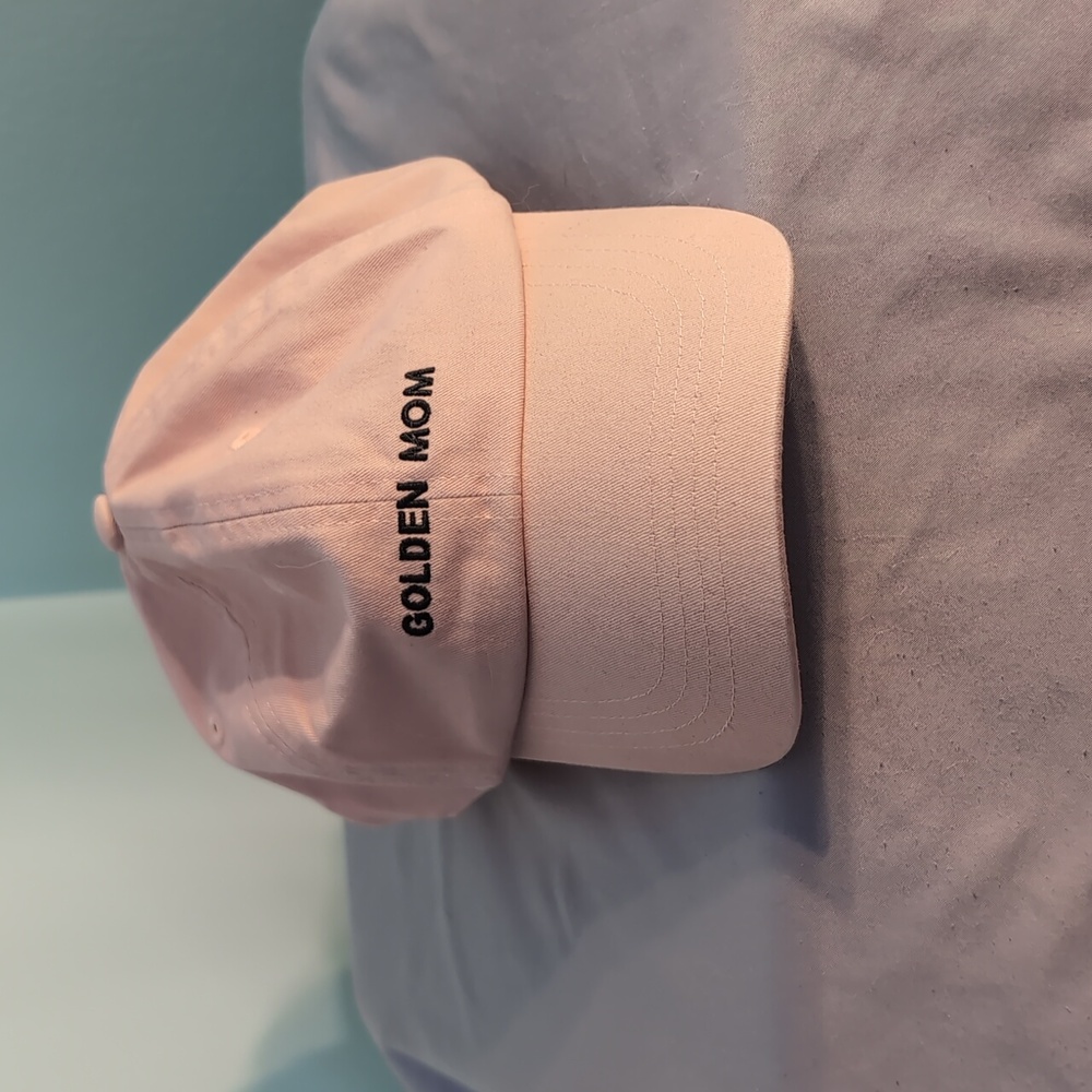 Light Pink "Golden Mom" Adjustable Baseball Hat New Without Tags